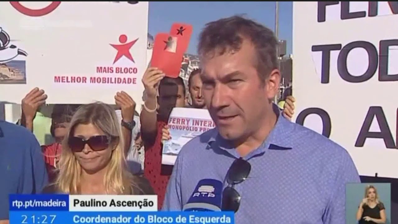 Telejornal RTP M | Ferry todo o ano | Paulino Ascenção