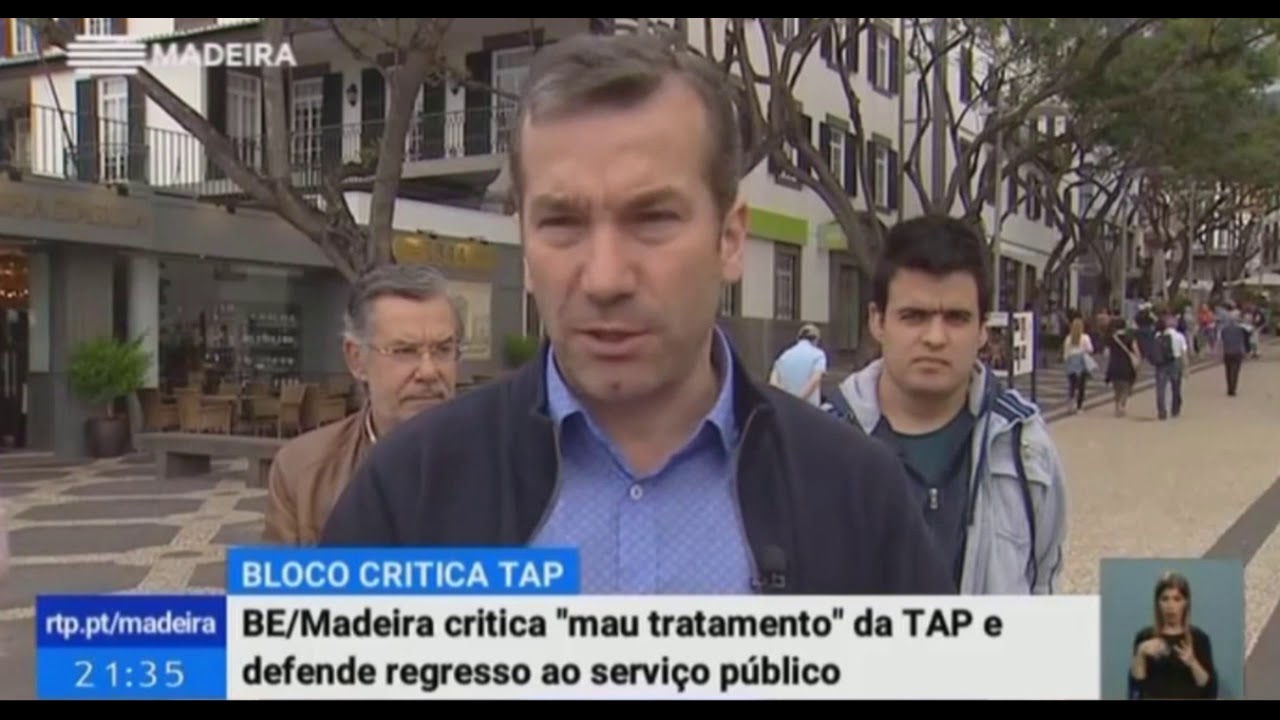 Paulino Ascenção | BE critica TAP | Telejornal RTP M