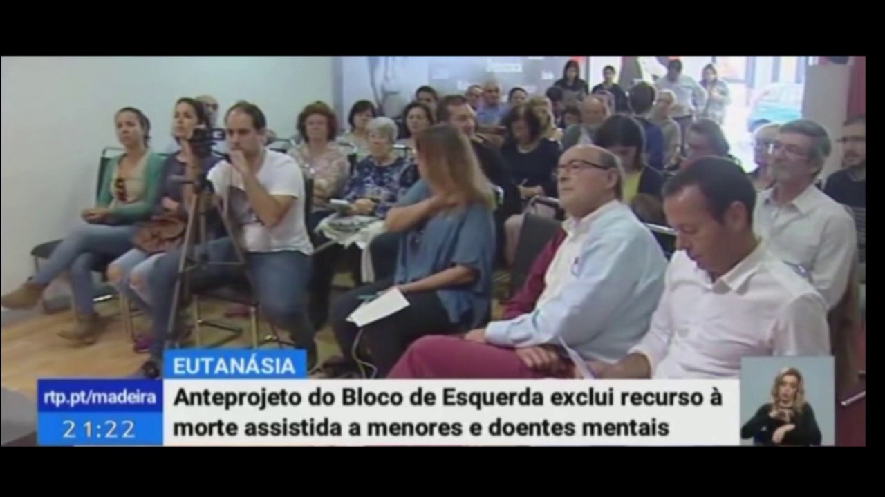 Telejornal | Ante-projeto de lei de despenalização da Morte Assistida | 2 04 2017